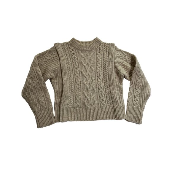 Isabel Marant Etoile Cable Knit Sweater in Ecru 100% Wool - Picture 1 of 4